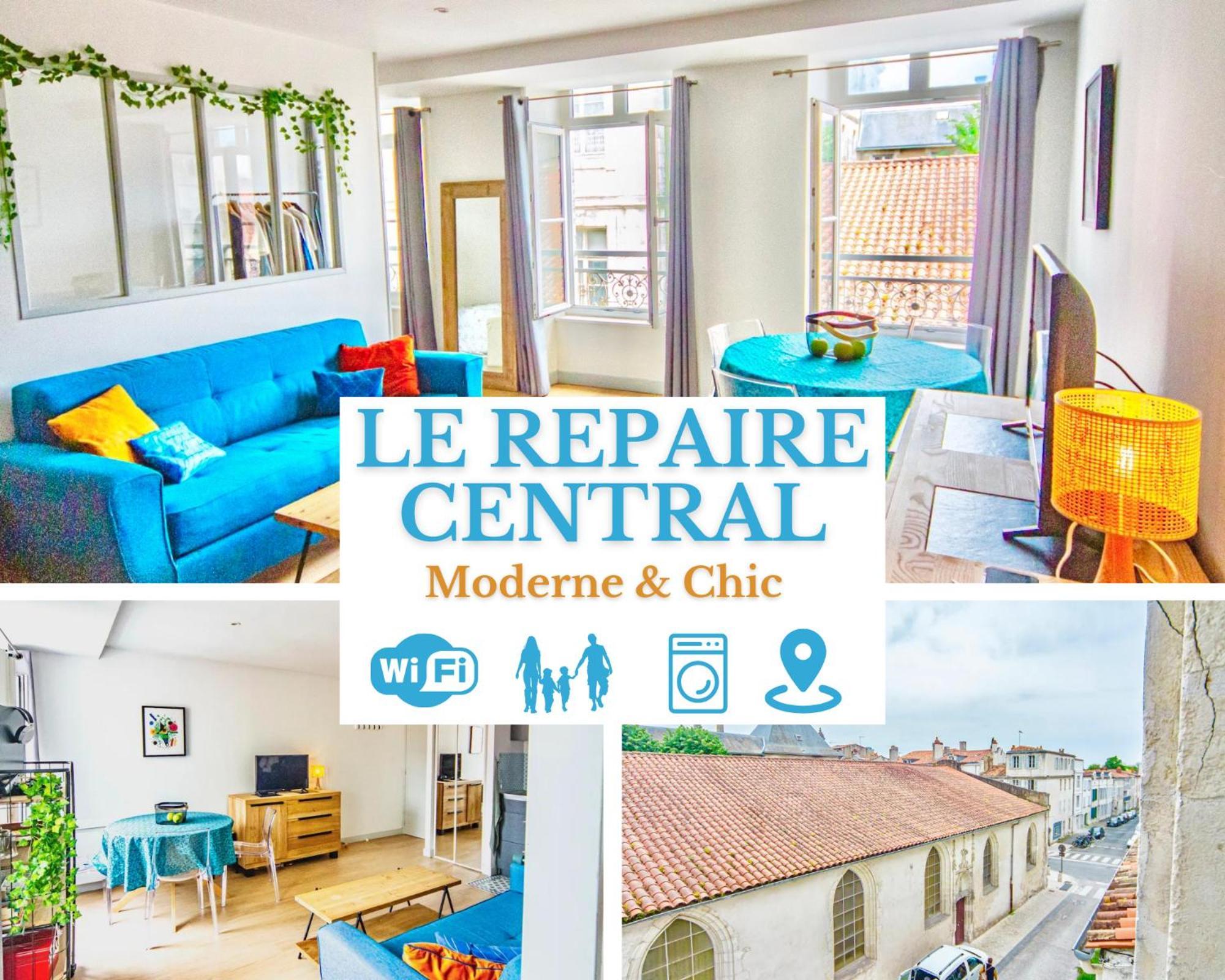 Repaire Central - Chic & Moderne - Wifi Gratuit - Parfaitement Equipe - Centre-Ville Historique La Rochelle  Bagian luar foto